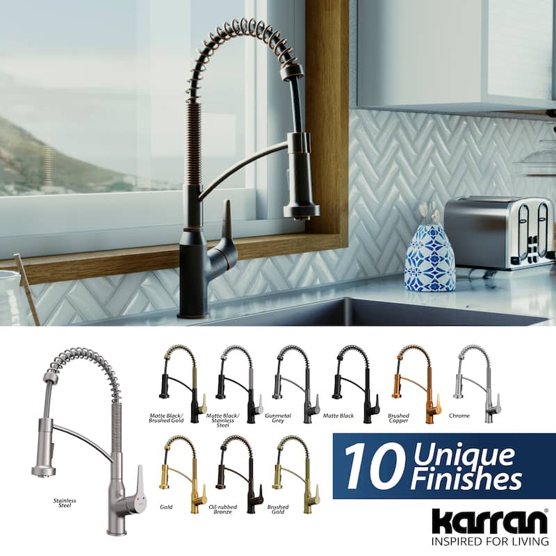 Karran Scottsdale Single-Handle Pull-Down Sprayer Kitchen Faucet