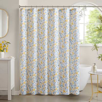 Laura Ashley Nora Shower Curtain - Duck 160gsm