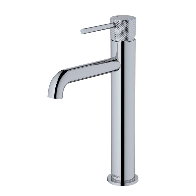 Karran Tryst KBF462 Single-Handle Single Hole Vessel Bathroom Faucet with Matching Pop-up Drain