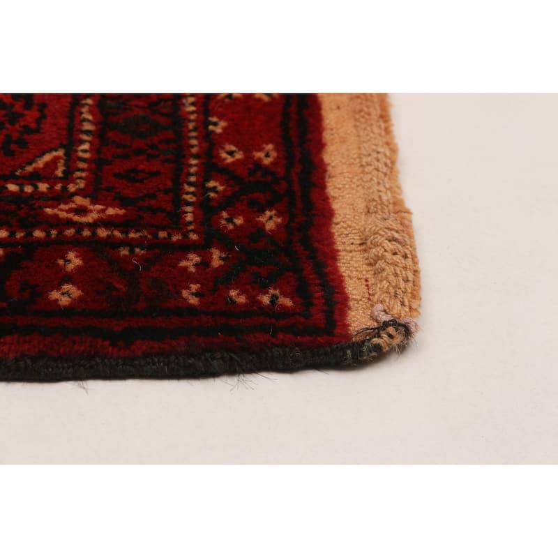 Teimani Red Rug 3'9" x 6'7" - 3'9 x 6'7