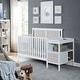 preview thumbnail 20 of 24, Suite Bebe Connelly 4-in-1 Crib and Changer Combo White/Rockport Gray