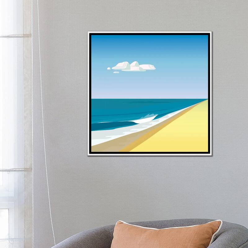 iCanvas "Rothko Beach" by Charles Harker Framed Canvas Print