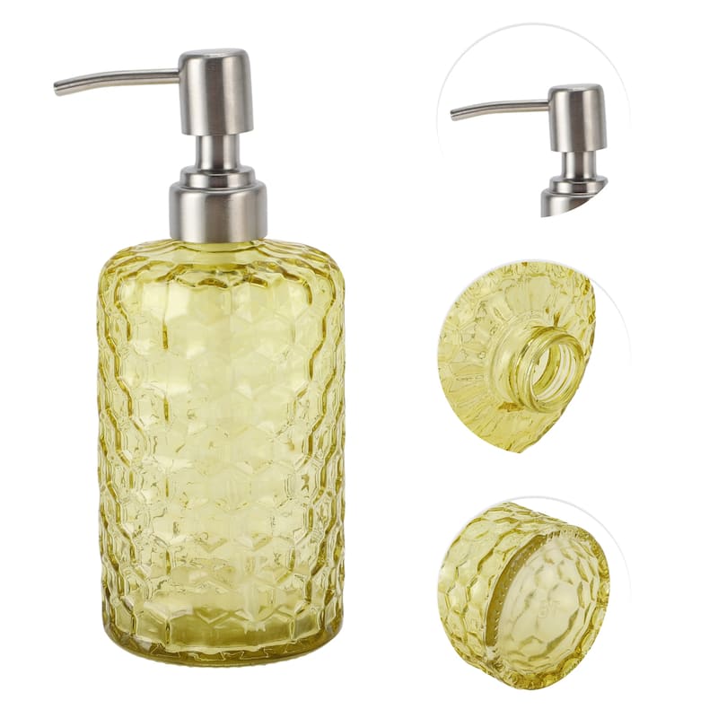 Simple Cylindrical Soap Pump Dispenser for Bath 500ml 1 Pcs