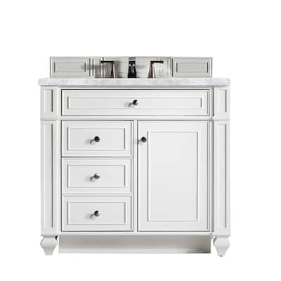 James Martin Vanities Bristol 36" Single Vanity, Bright White
