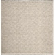 preview thumbnail 12 of 55, SAFAVIEH Natura Rimah Handmade Wool Area Rug 6' Square - Ivory/Light Grey - Square