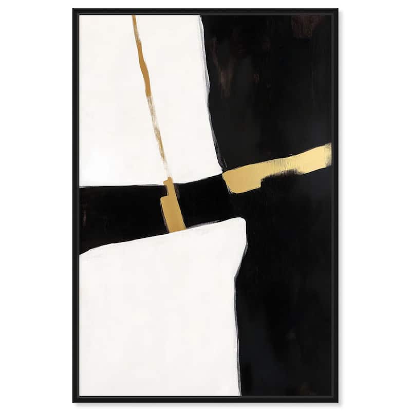 Dichotomy III Canvas by Art Remedy - Black - 36" x 54"