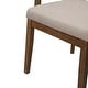 preview thumbnail 13 of 24, Christopher Knight Home - Mid-Century Modern Boucle Upholstered Dining Chair Set with Wood Frame - Set of 2