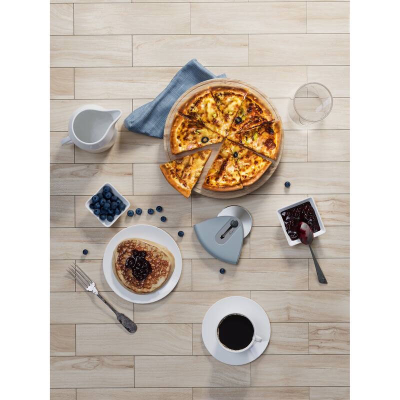 4.3-Inch Mini Retractable Pizza Cutter Wheel with Lock