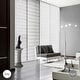 preview thumbnail 52 of 77, GoDear Design 99.99% Blackout & Sheer Natural Woven Adjustable Sliding Panel Track Blinds, Vertical Blinds, 45.8"- 86" W x 96" L