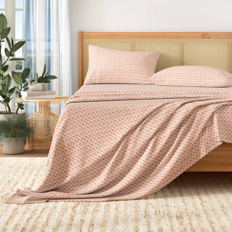 Patina Vie Maison Brushed Microfiber Charming Coastal Sheet Set