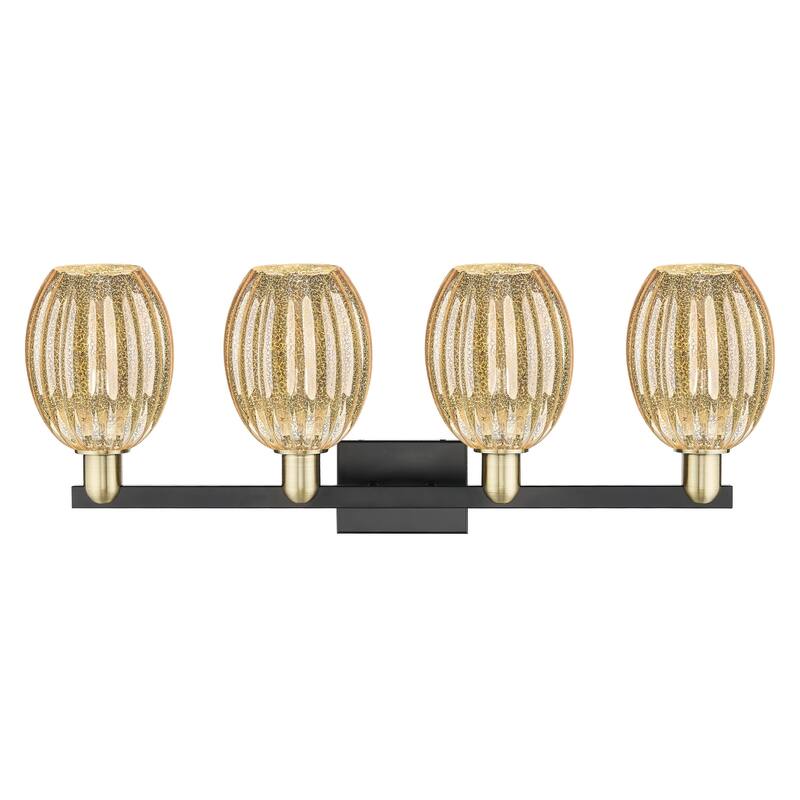 Innovations Lighting Downtown Urban - Preston - 4 Light 36" Bell Shade Bath Vanity Light