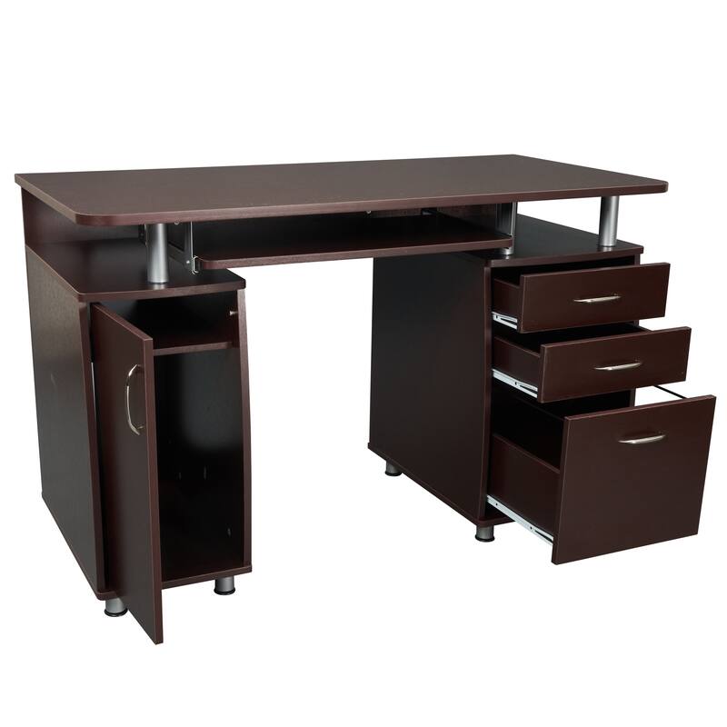 Techni Mobili Complete Workstation Computer Desk with Storage