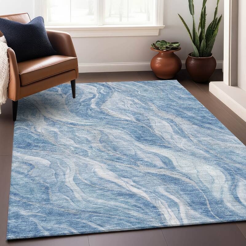 Premium Washable Super Soft Abstract Contemporary Mayfield Rug