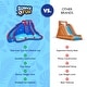 preview thumbnail 9 of 7, Sunny & Fun Double Dip Inflatable Water Slide Park