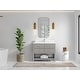 preview thumbnail 60 of 128, Willow Collections 42 x 22 Parker Single Bowl Sink Bathroom Vanity with 2 in Quartz