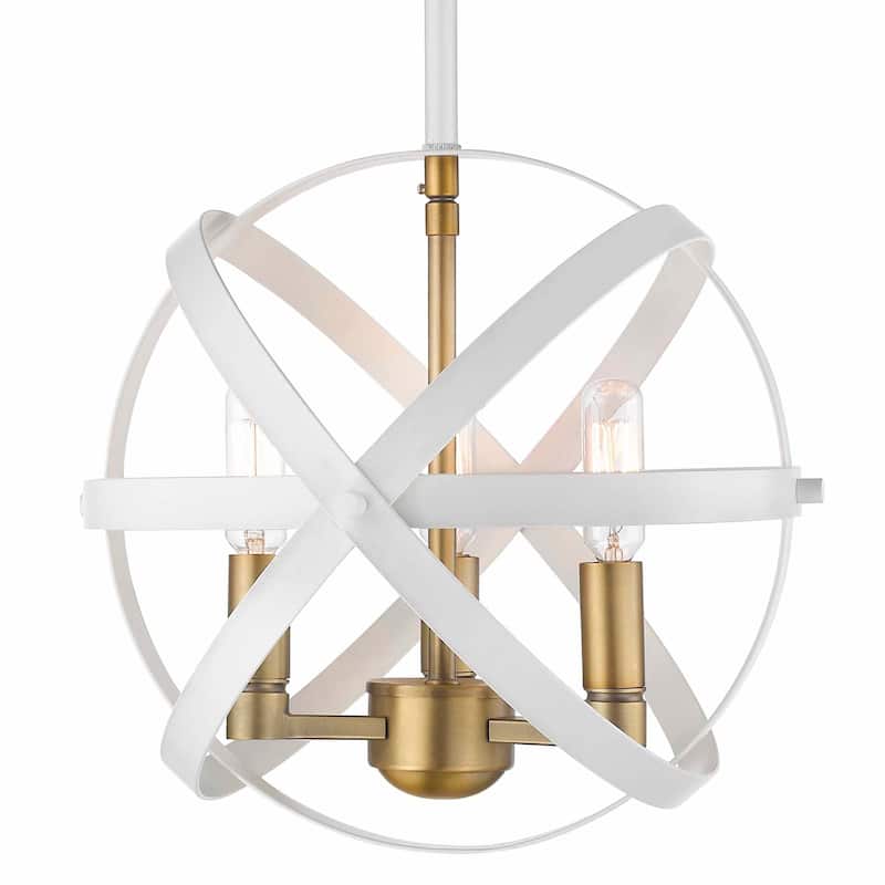 Z-Lite Cavallo 3 Light 12" Wide Globe Chandelier