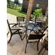 Hermosa Outdoor 5 Piece Acacia Wood Dining Set by Christopher Knight Home 1 of 3 uploaded by a customer