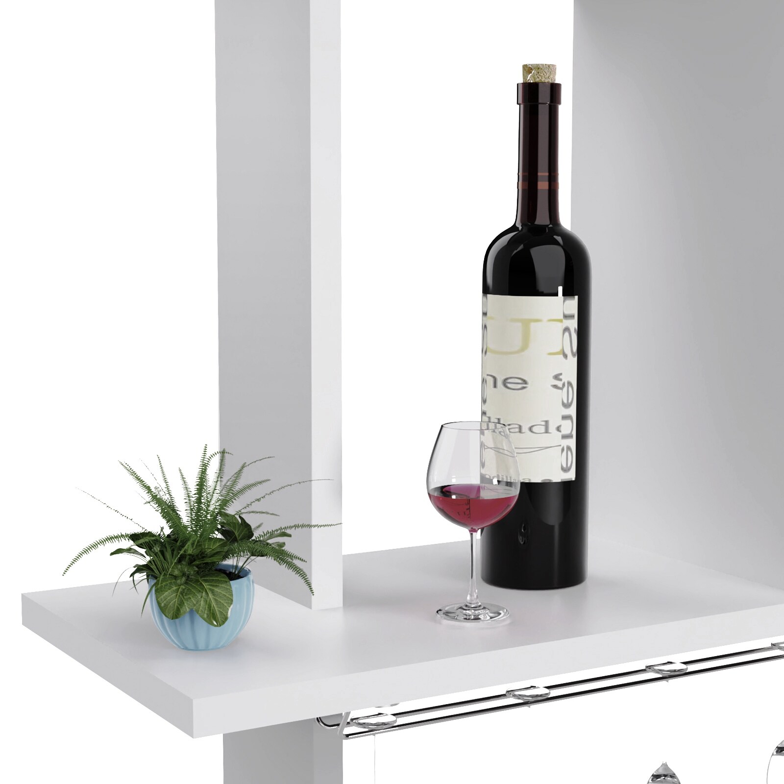 White wine wall 2025 rack