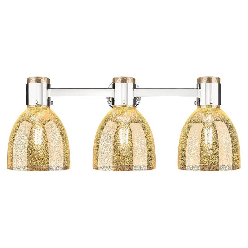 Innovations Lighting 464-3W-G464D-7ME Lawton Bell 3 Light 24" Wide - Polished Nickel