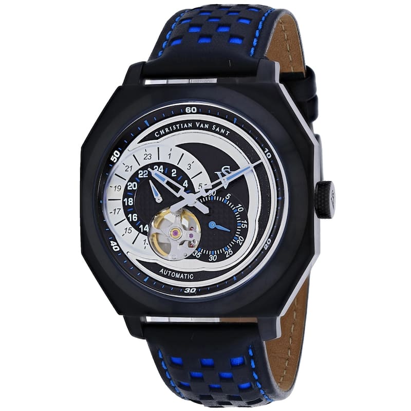 Christian Van Sant Men's Machina Black Dial Watch - CV0564 - 6 (36)