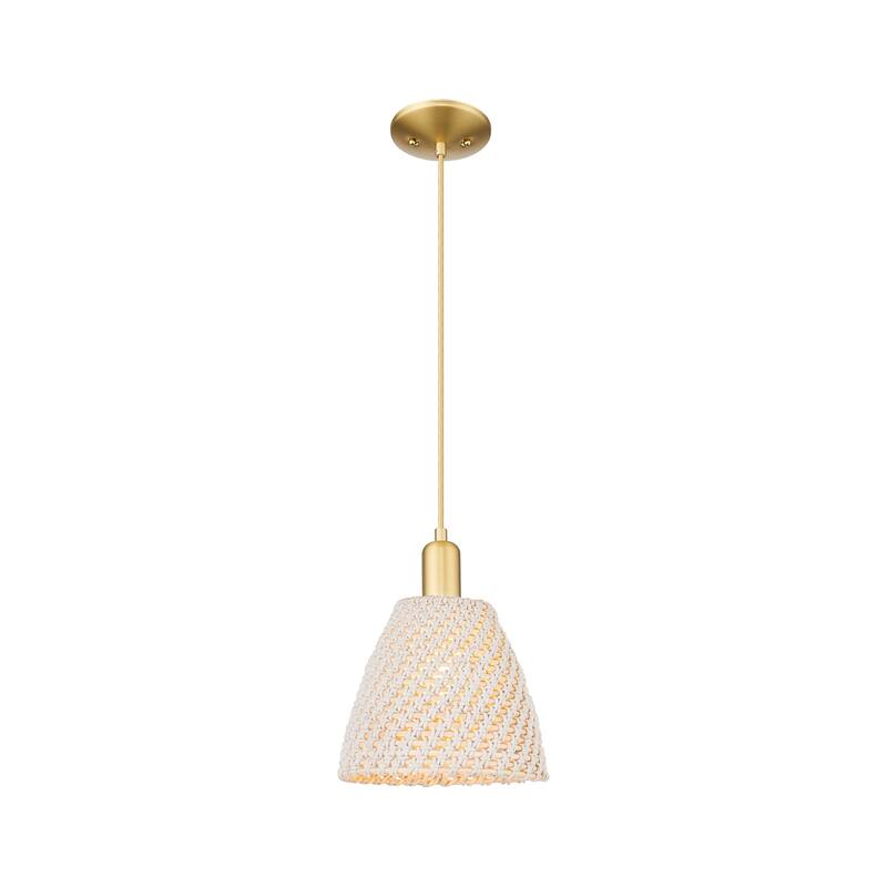 Innovations Lighting Downtown Urban - Natural Ballston Dome - 1 Light 9" Cord Hung Mini Pendant