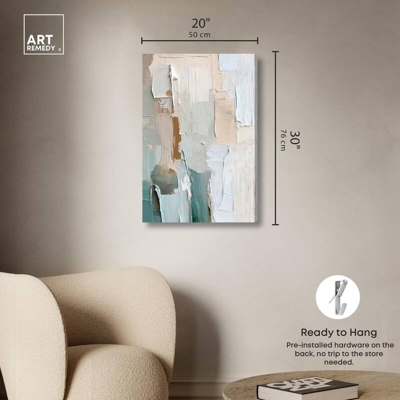 Impasto Intervals II Canvas by Art Remedy, Gallery Wrapped