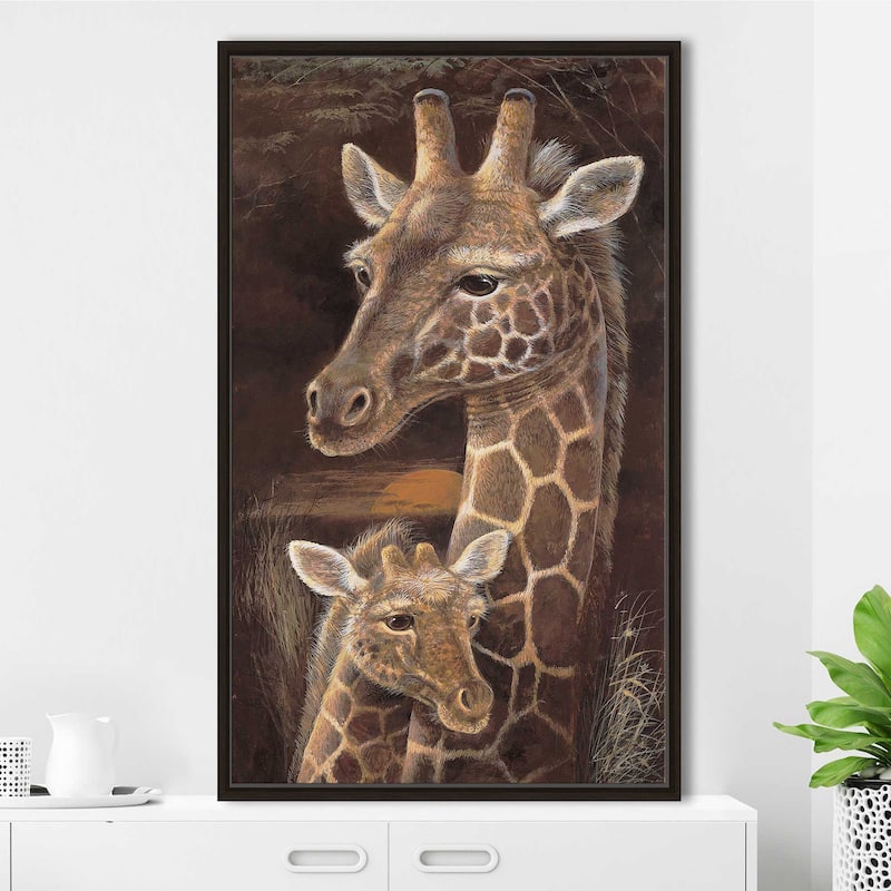 "Love & Devotion" by Ruane Manning Print on Floating Canvas