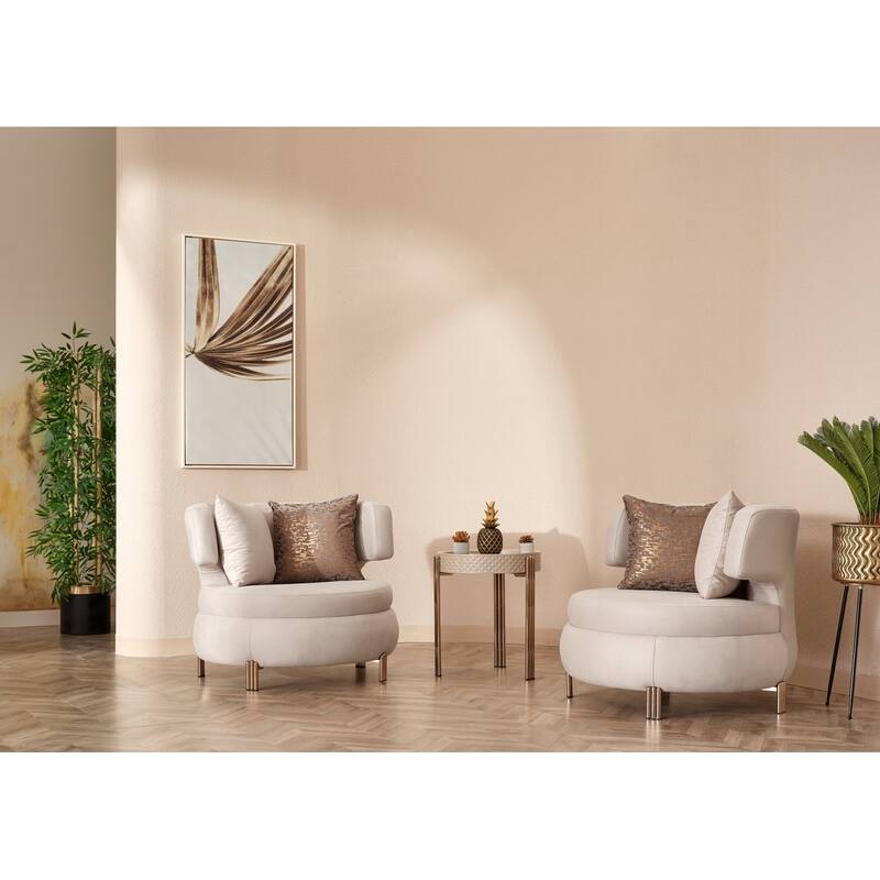 FreshVibe 2 Pieces Living Room Sets 1 Sofa 1 Chair