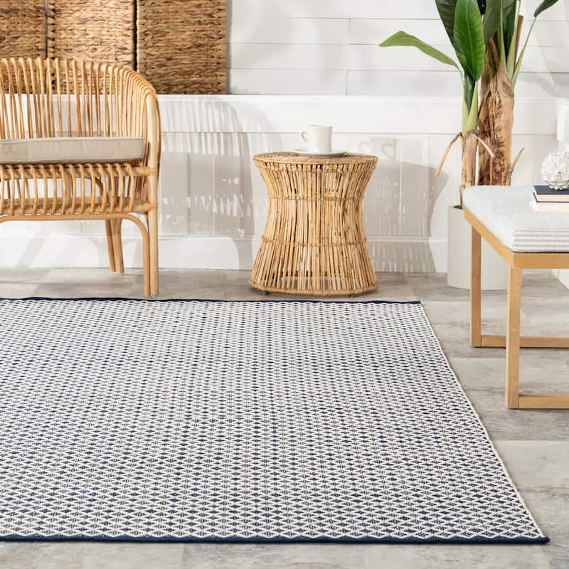 Home Conservatory Trellis Handwoven Indoor/Outdoor Area Rug