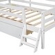 preview thumbnail 12 of 13, Kids Bed House Play DIY Platform Bed with Guardrail and Drawer