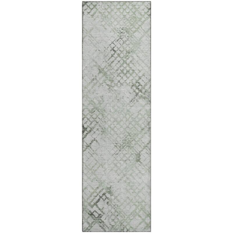Premium Washable Super Soft Modern Trellis Mayfield Rug
