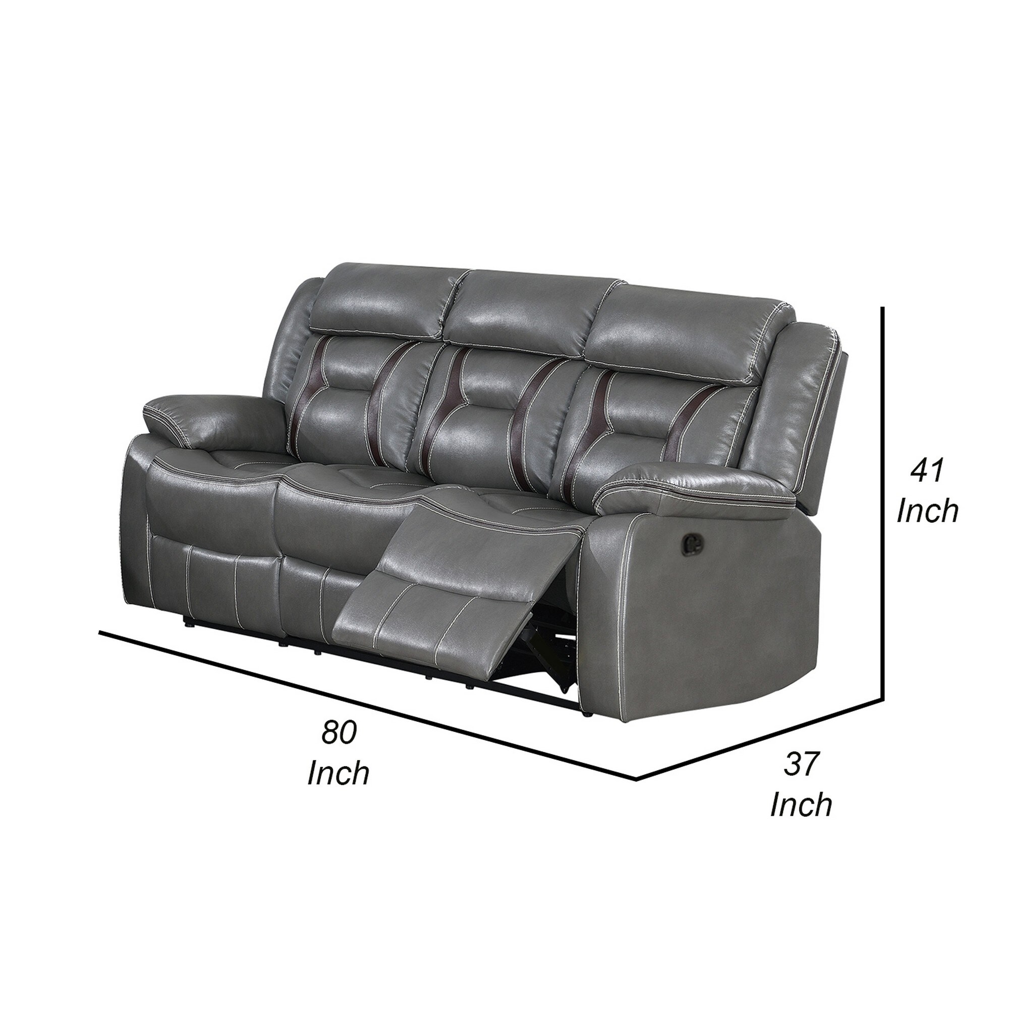 80 inch sale power reclining sofa