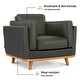preview thumbnail 37 of 43, MCombo Napa Leather Couch, Leather Sofa