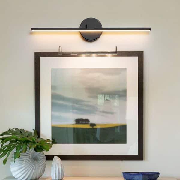 slide 2 of 15, Modern Dimmable LED Picture Light Art Lights for Wall - W24"
