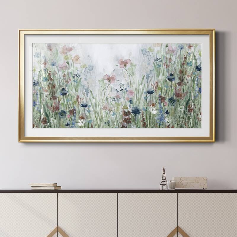 Wildflower Fields- Premium Gallery Framed Print - Ready to Hang