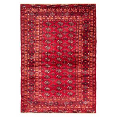 Teimani Red Rug 3'11" x 5'9" - 3'11 x 5'9