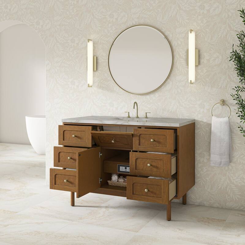 James Martin Vanities 545-V48-FVSL Laurent 48" Single Basin Poplar