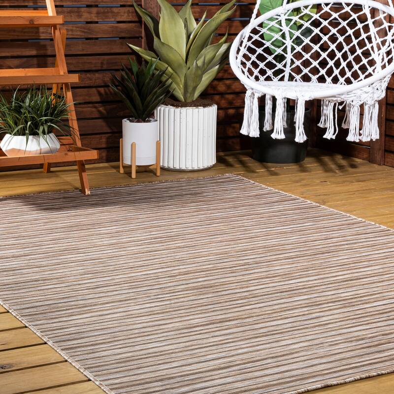 JONATHAN Y Finn Modern Farmhouse Pinstripe Area Rug
