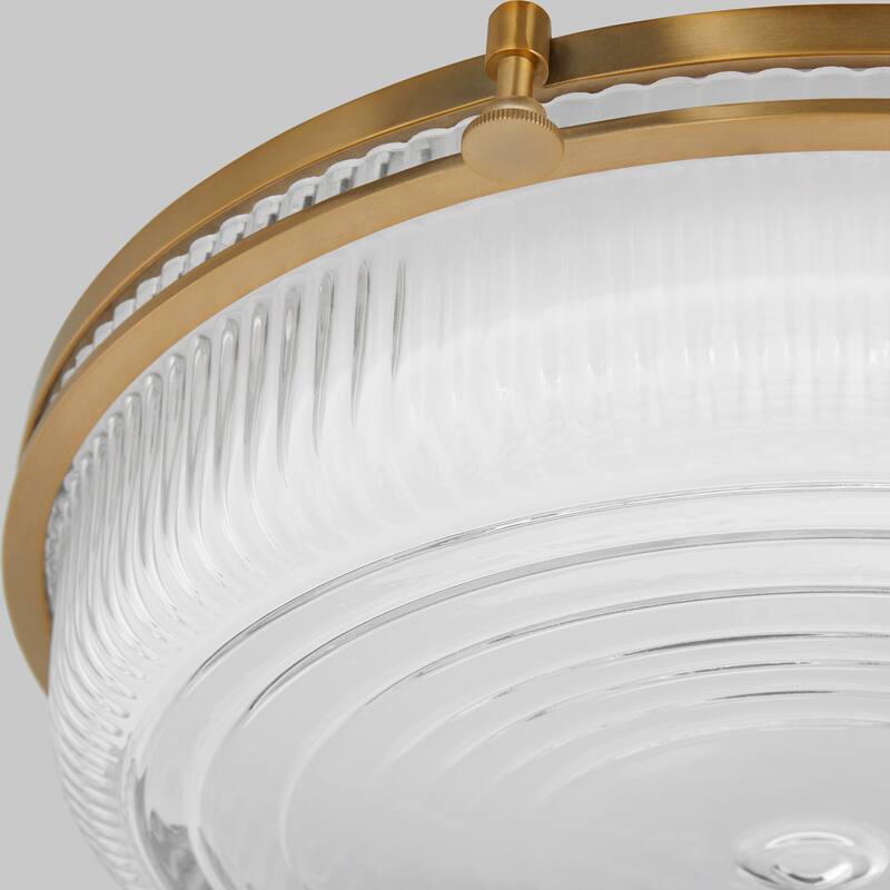 Quorum International 368-18 Emory 18" Wide LED Flush Mount Drum