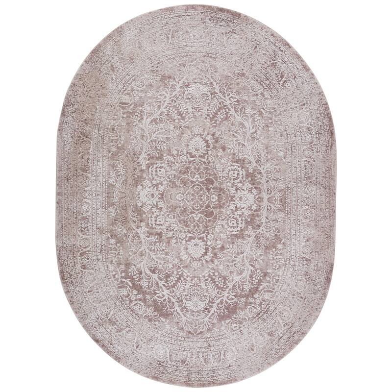 SAFAVIEH Reflection Emaline Modern Oriental Polyester Rug