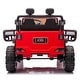 preview thumbnail 32 of 78, 2-seater Kids Ride On Electric Car W/parents control,light&rear searchlight,Power display, Four-wheel suspension Pink