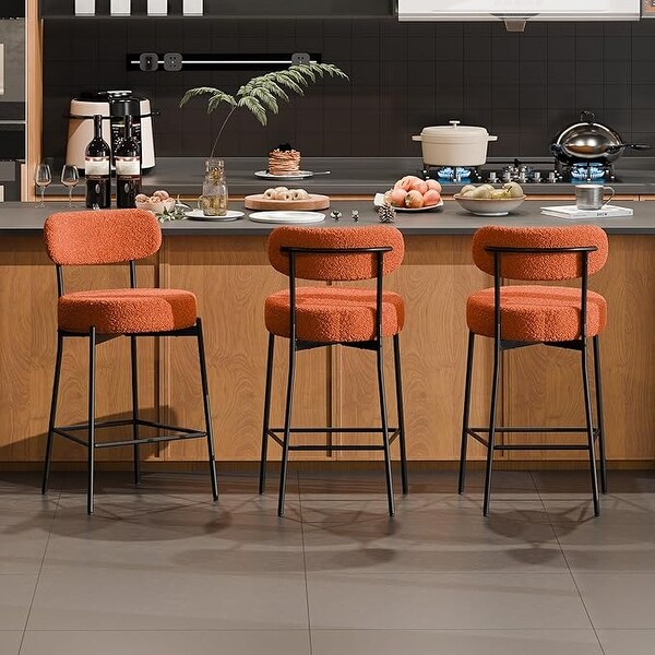 XINMICS 24 Inches Modern Counter Height Bar Stools with