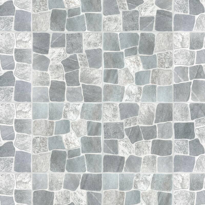 Merola Tile Laja Gris 17-3/4" x 17-3/4" Ceramic Floor and Wall Tile