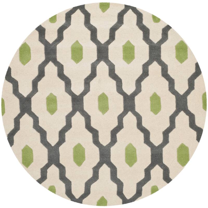 SAFAVIEH Handmade Chatham Sutapa Modern Moroccan Wool Rug