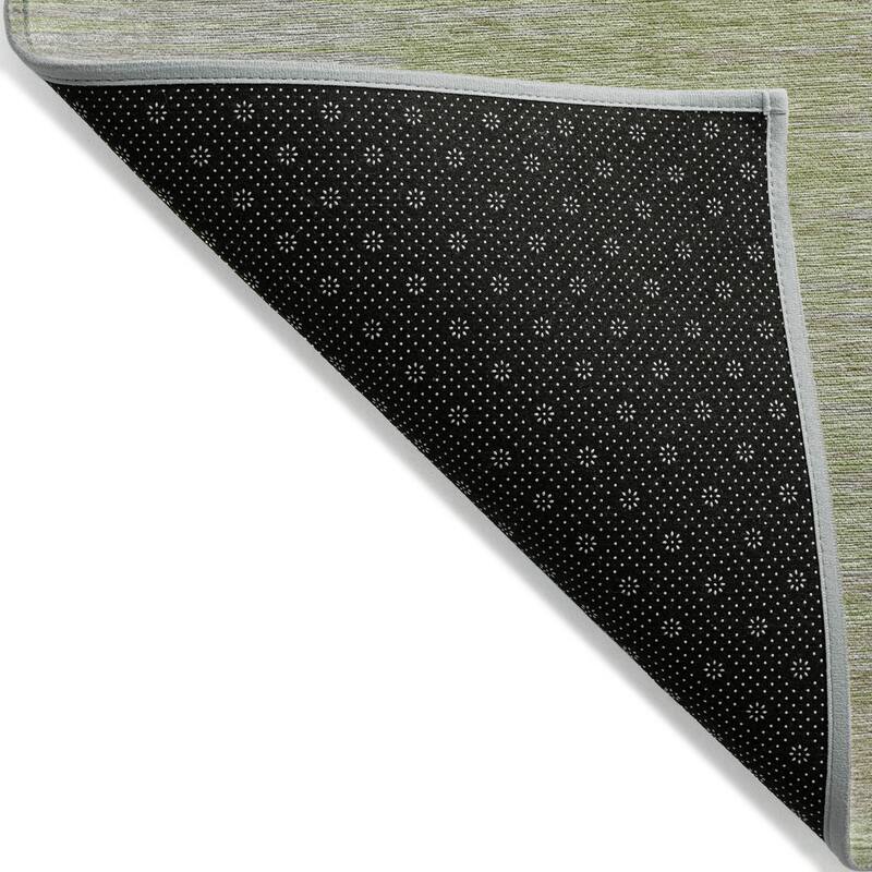 Machine Washable Indoor/ Outdoor Chantille Solid Ombre Rug