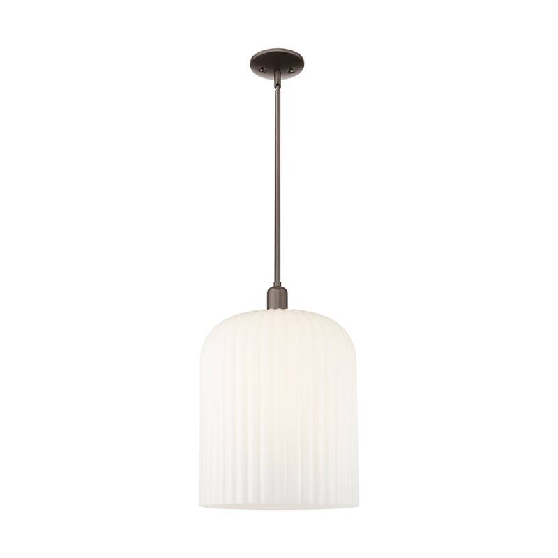 Innovations Lighting Downtown Urban - Bridal Veil - 1 Light 12" Stem Hung Mini Pendant