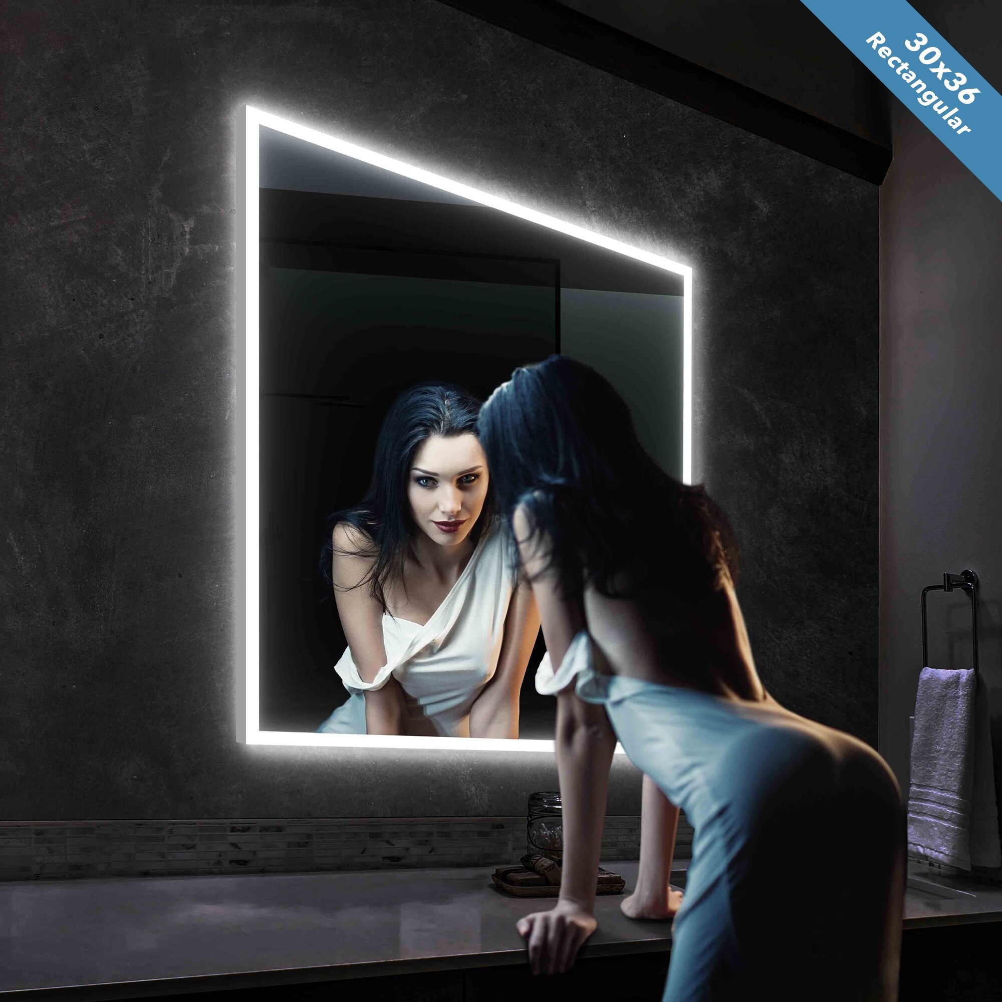 Smart bath mirror hotsell