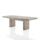 preview thumbnail 10 of 10, Furniture of America Yetaria Modern Farmhouse Natural 94-inch Wood Extendable Dining Table