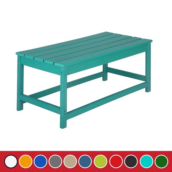 Laguna 35-inch Outdoor Poly Patio Coffee Table. Opens flyout.