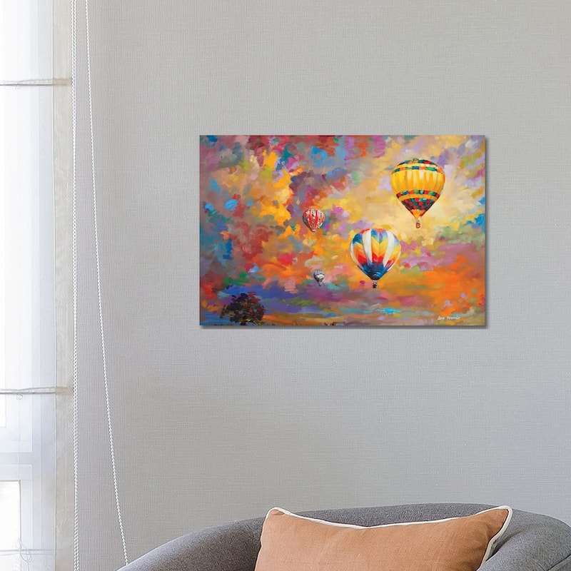 iCanvas "Hot Air Balloon" by Leon Devenice Canvas Print - 18x26x1.5